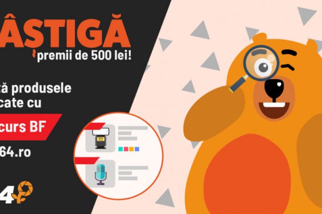 Castiga premii de 500 Lei cu F64